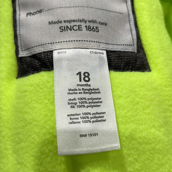 ❄️ Carters coat. Size 18 months. Excellent condition. - Picture 3 of 13